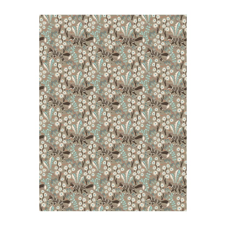 Stjärnspeja stoff - Brun - Arvidssons Textil