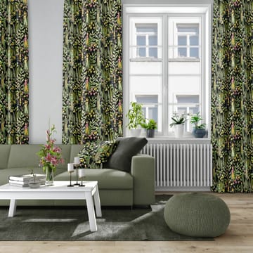 Trädgård putetrekk 47x47 cm - Svart-grønn - Arvidssons Textil