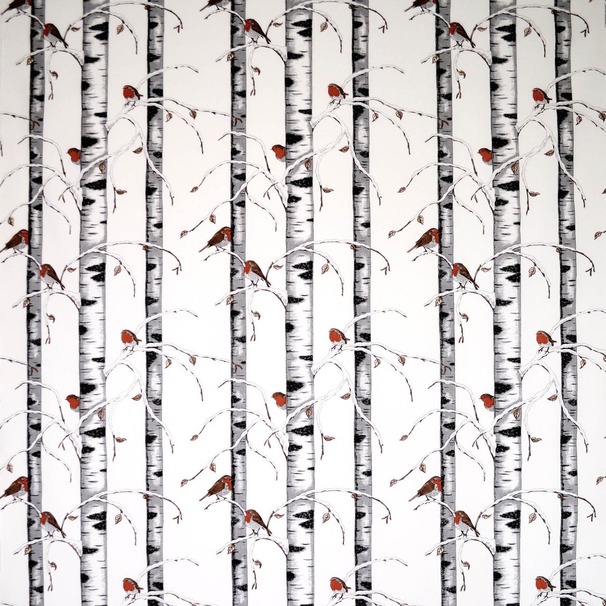 Bilde av Arvidssons Textil Vinterdungen stoff hvit