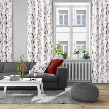 Vinterleik stoff - hvit - Arvidssons Textil