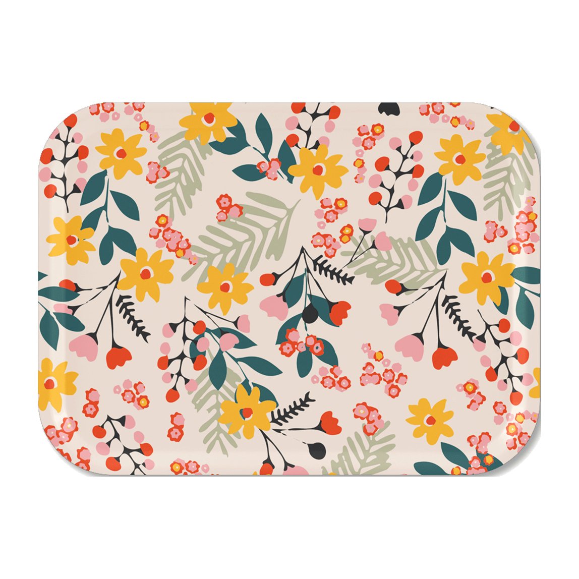 Åry Home Flower brett 20 x 27 cm Pink | Skandinavisk Design | Brett | Multi