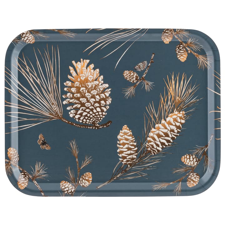 Pine Cone brett 28x36 cm - Thunder blue - Åry Home