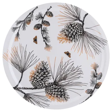 Pine Cone brikke Ø 49 cm - Cotton white - Åry Home
