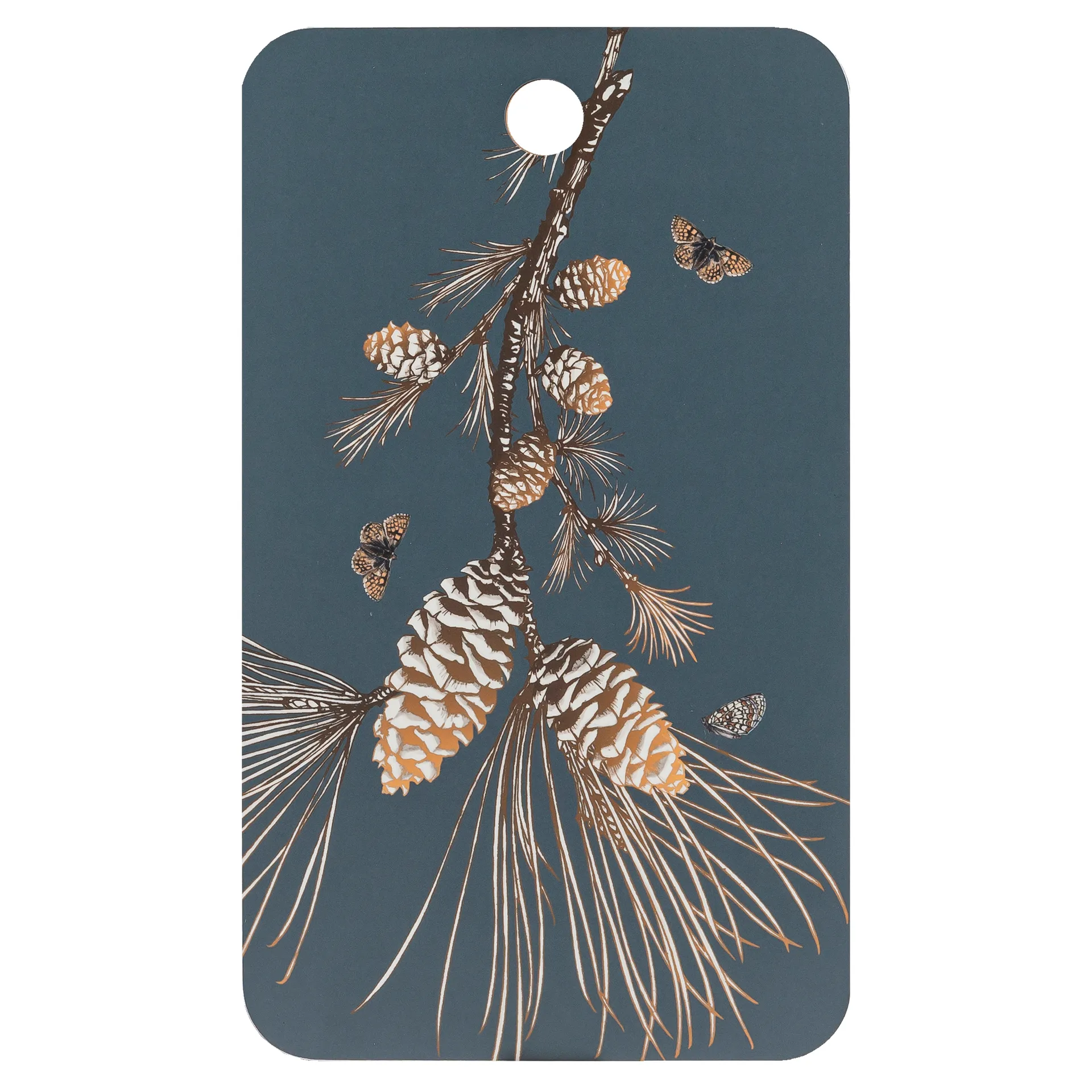 Pine Cone skjærefjøl 20x34 cm, Thunder blue Åry Home