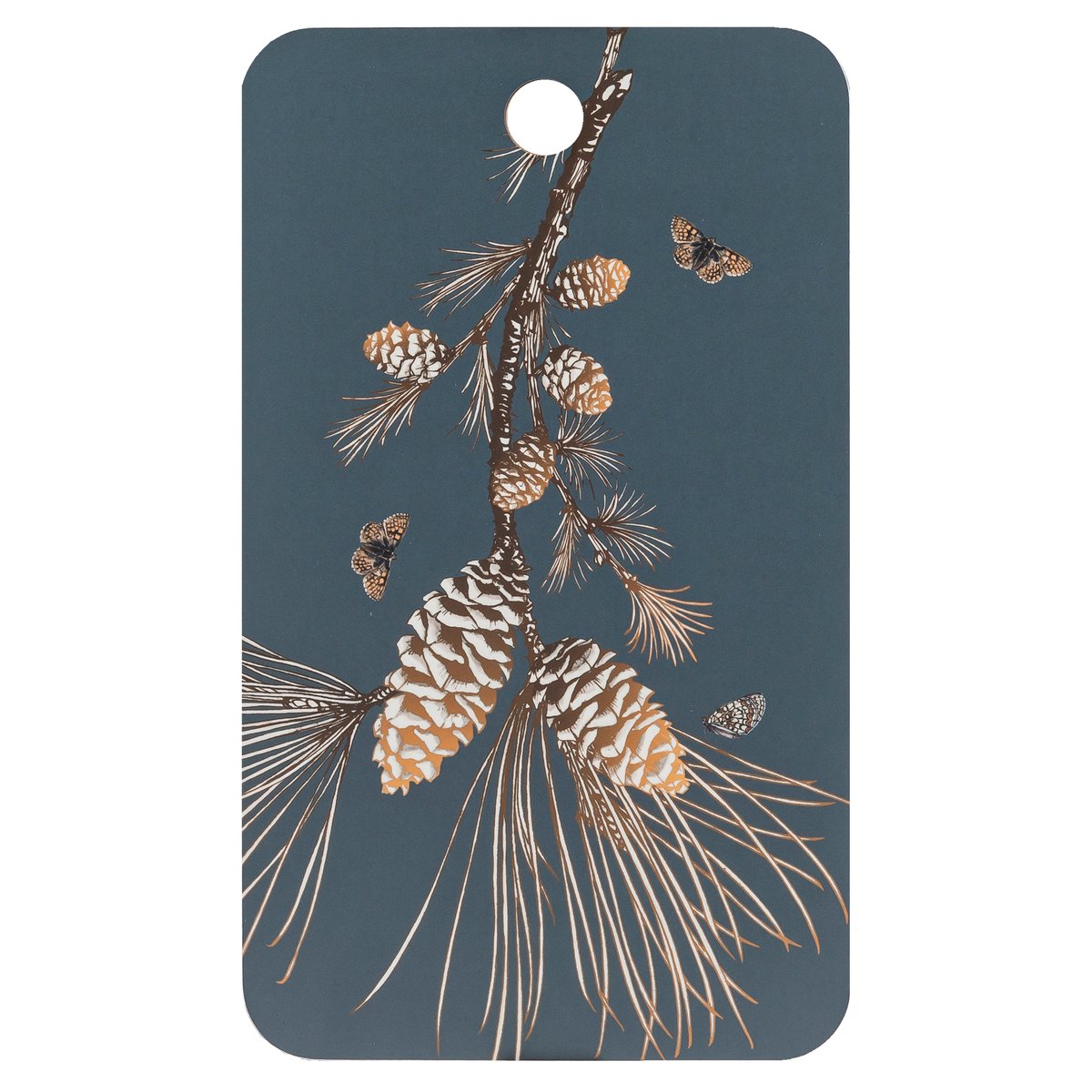 Åry Home Pine Cone skjærefjl 20x34 cm Thunder blue | Skandinavisk Design | Skjærefjøler | Blå