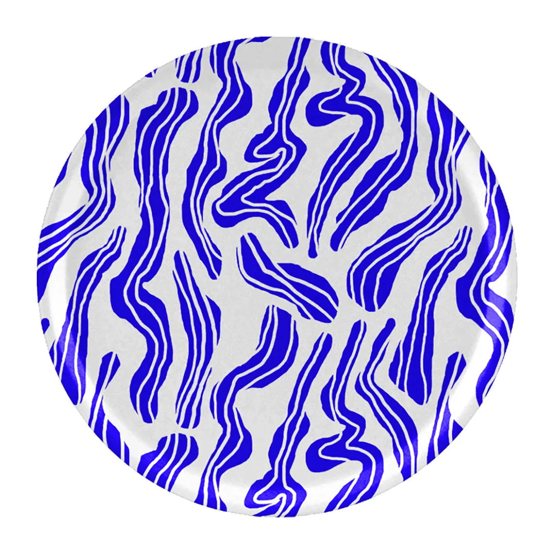 Sudd brett Ø 38 cm, Blue-white Åry Home