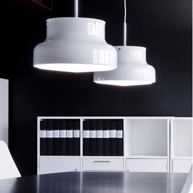Bumling lampe stor 600 mm, Hvit-opalglass Ateljé Lyktan
