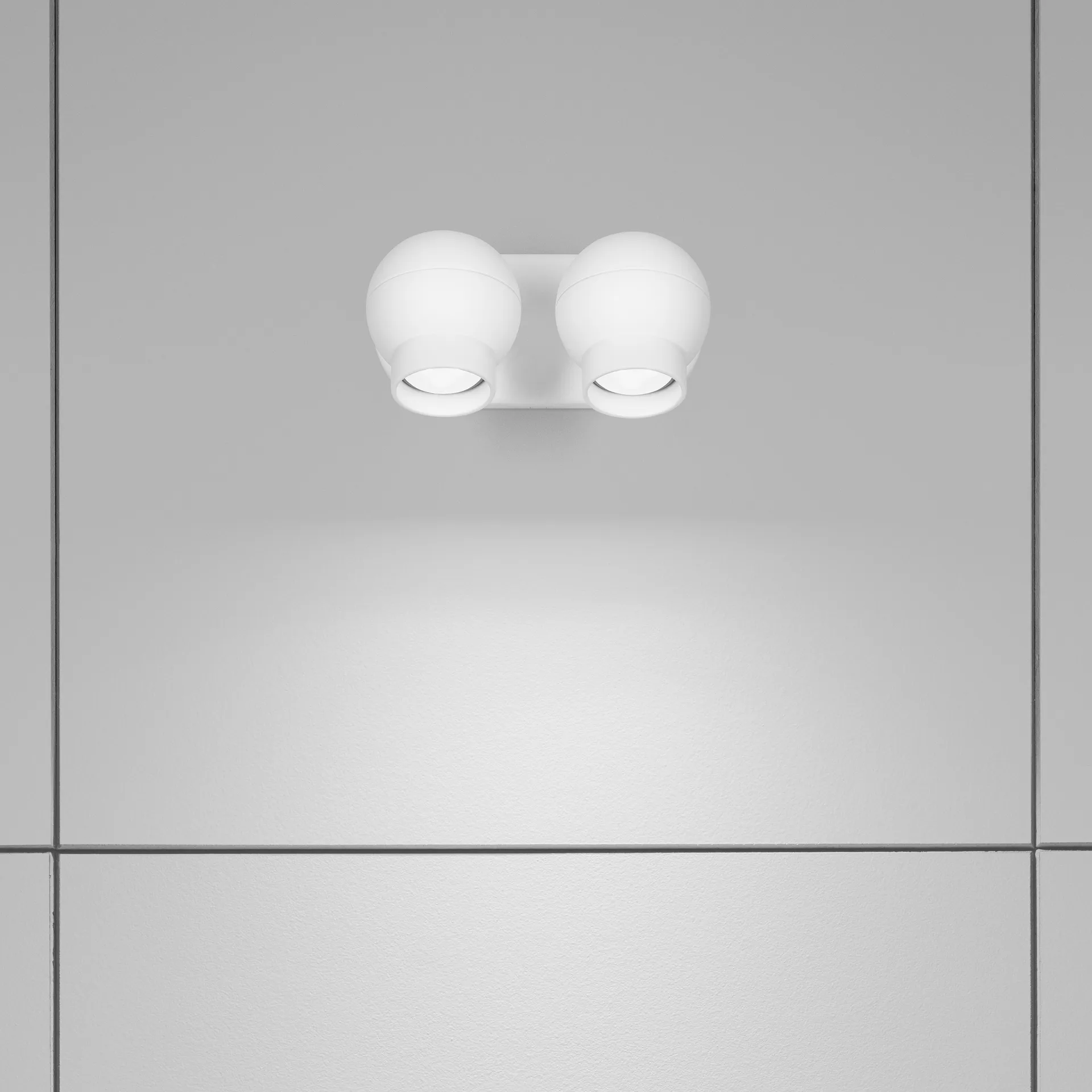 Ogle mini twin vegglampe, Hvit Ateljé Lyktan