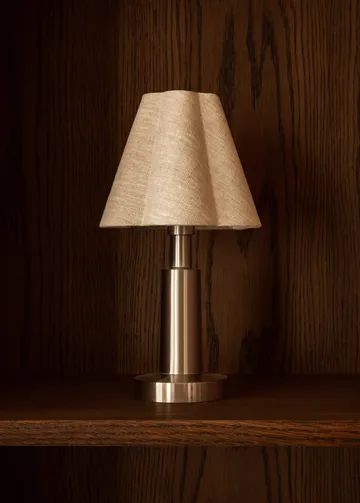 Admiral bærbar bordlampe - Chrome-linen, 27 cm - Audo Copenhagen