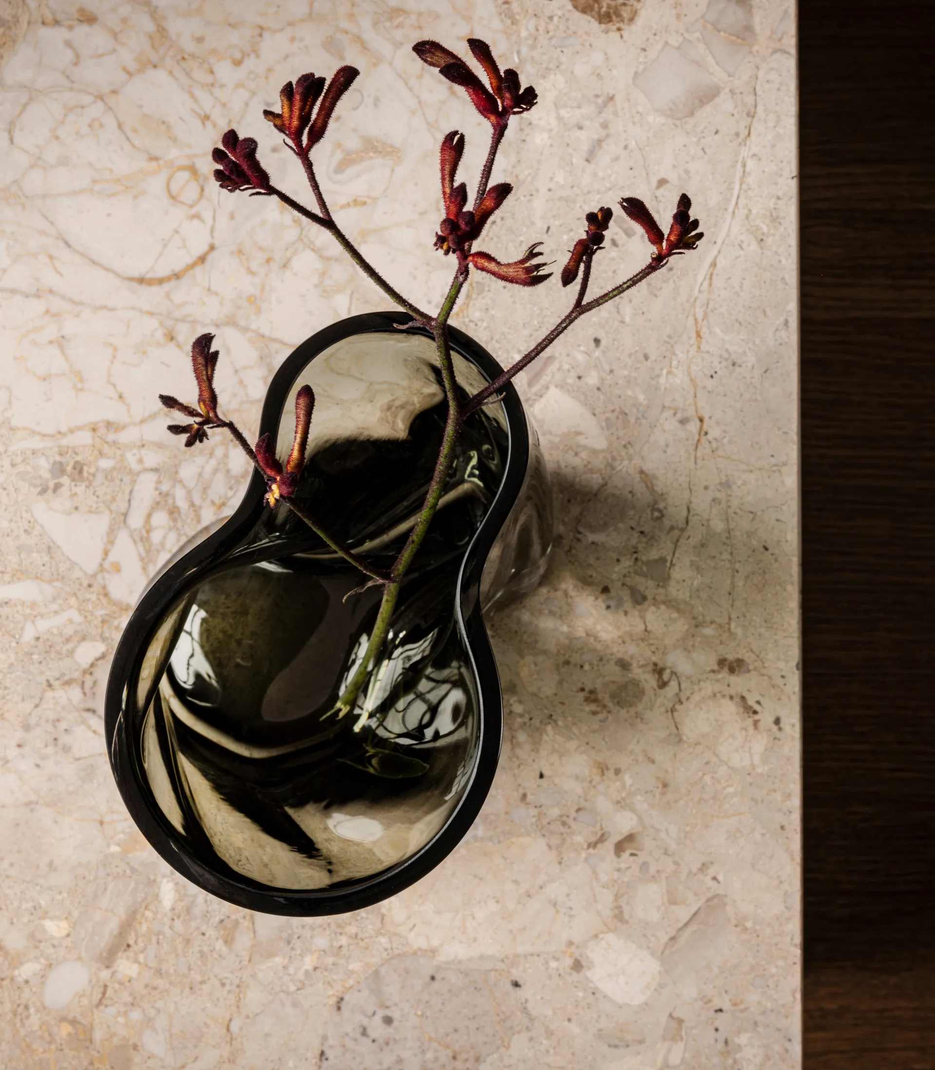 Aer vase 19 cm, Smoke Audo Copenhagen