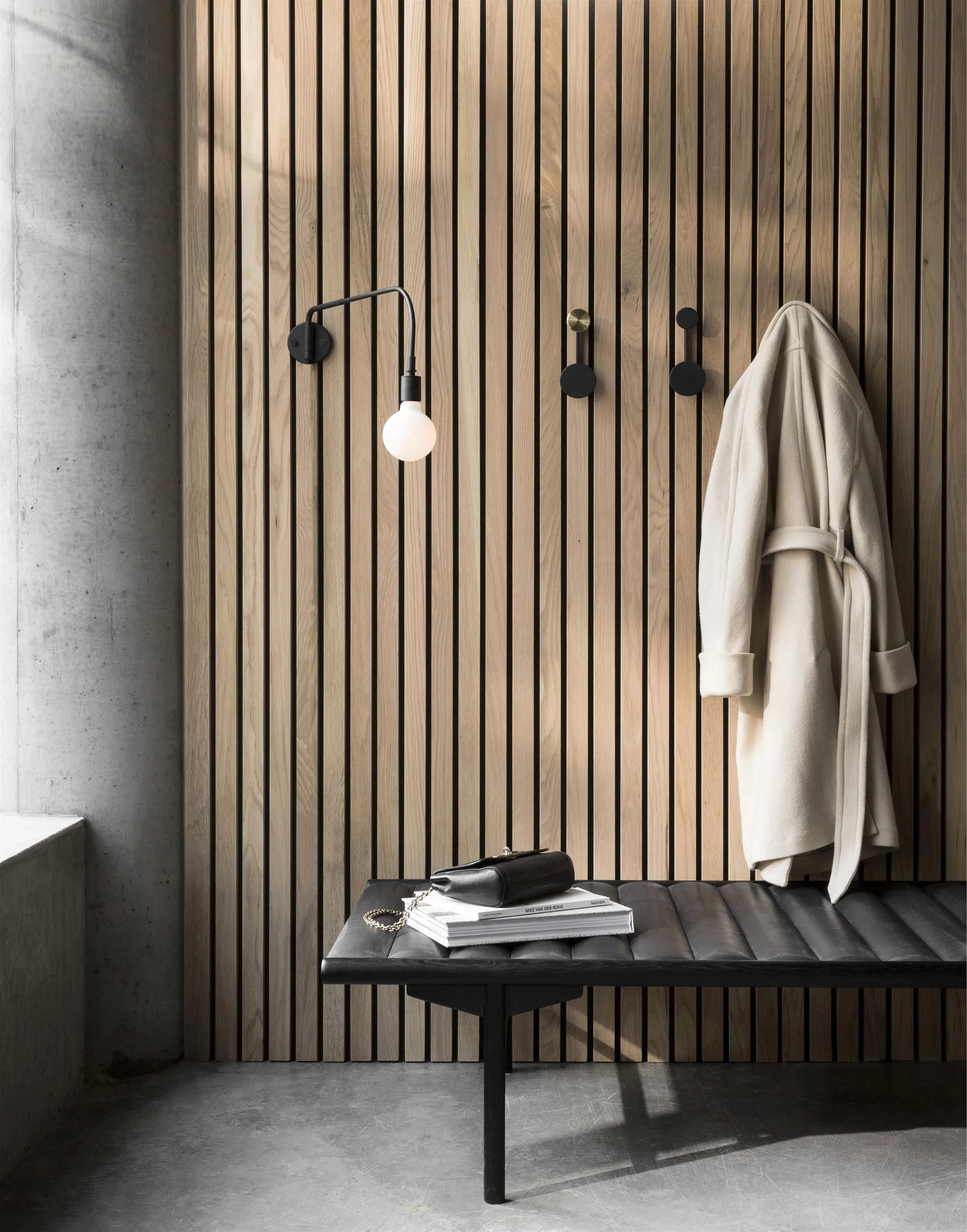 Afteroom knagg small, svart Audo Copenhagen