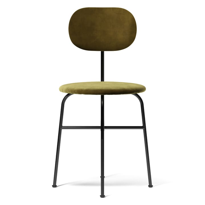Afteroom matstol svart bein fløyelstrekk - City Velvet CA 7832/031 - Audo Copenhagen