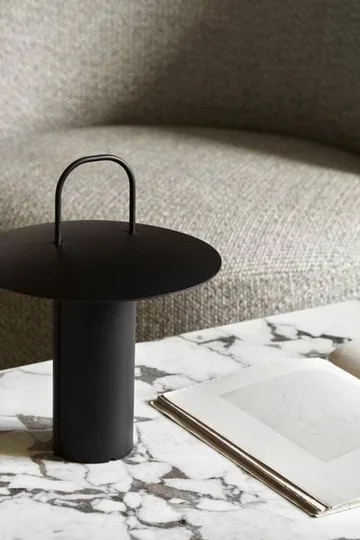 Androgyne Loungebord - Dark st. oak-Calacatta viola - Audo Copenhagen