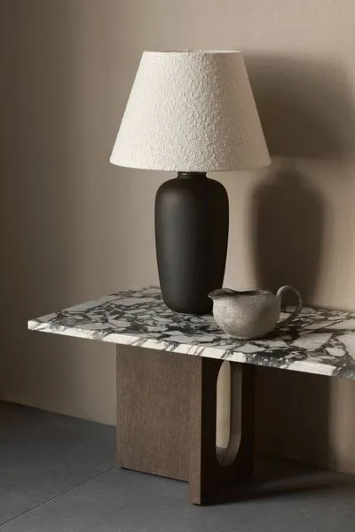 Androgyne Loungebord, Dark st. oak-Calacatta viola Audo Copenhagen