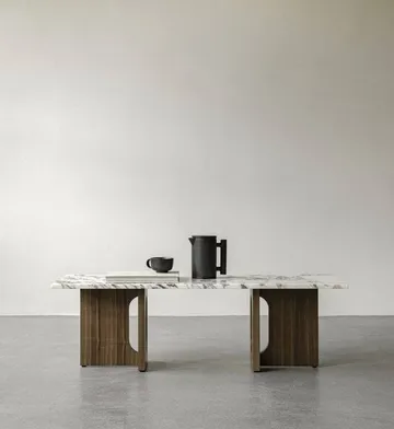 Androgyne Loungebord - Dark st. oak-Calacatta viola - Audo Copenhagen