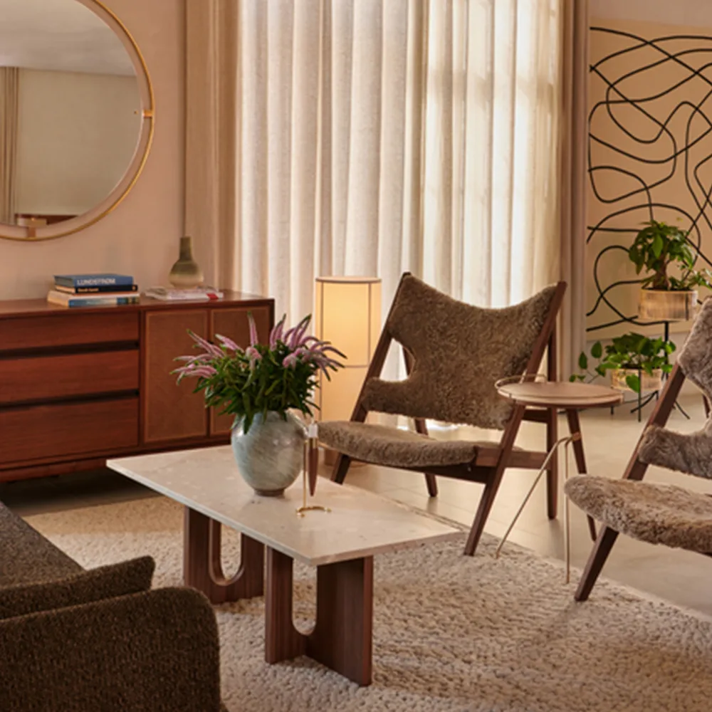 Androgyne Loungebord, natural oak Audo Copenhagen