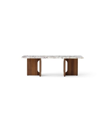 Androgyne Loungebord - Walnut-Calacatta viola - Audo Copenhagen