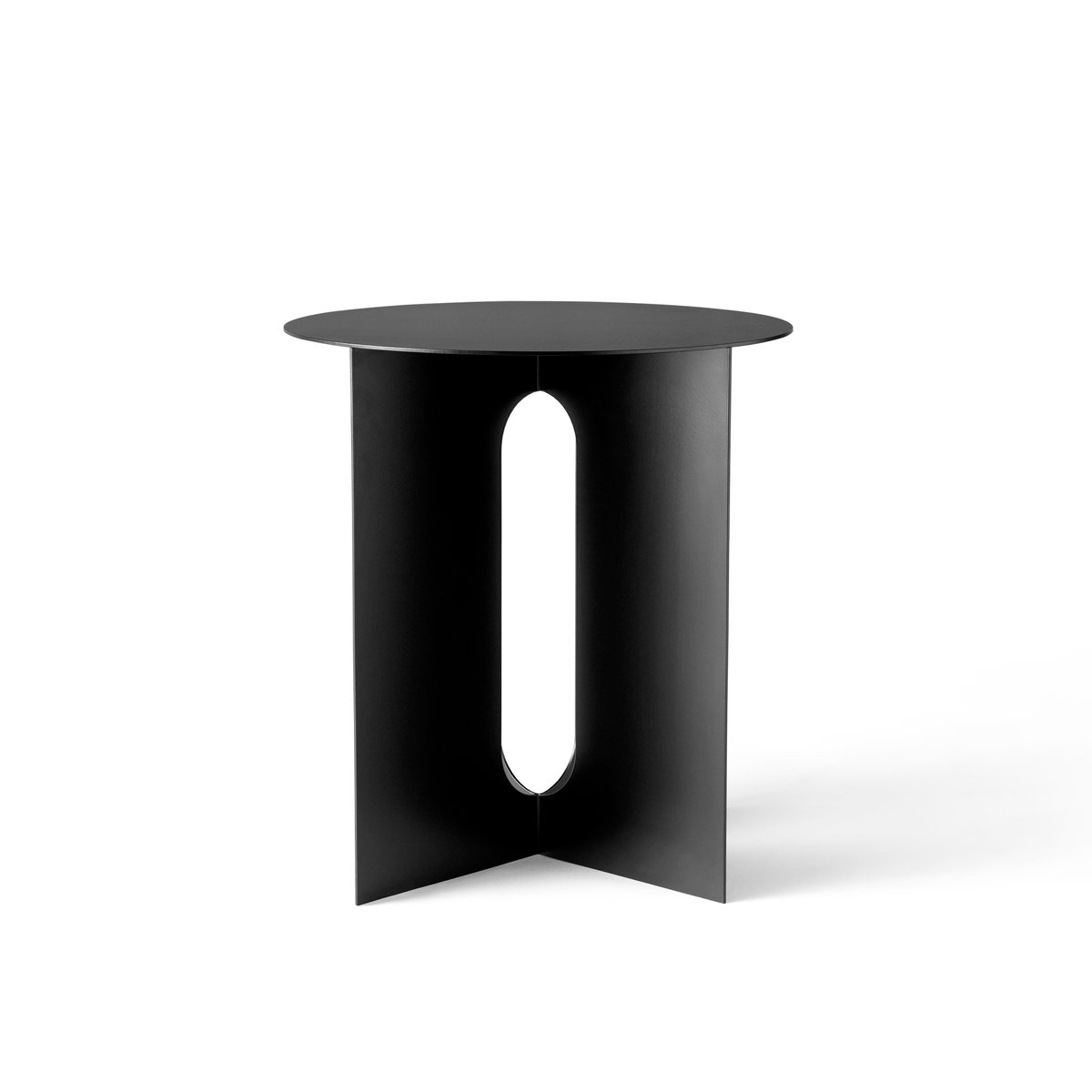 Bilde av Audo Copenhagen Androgyne sidebord stålbein svart
