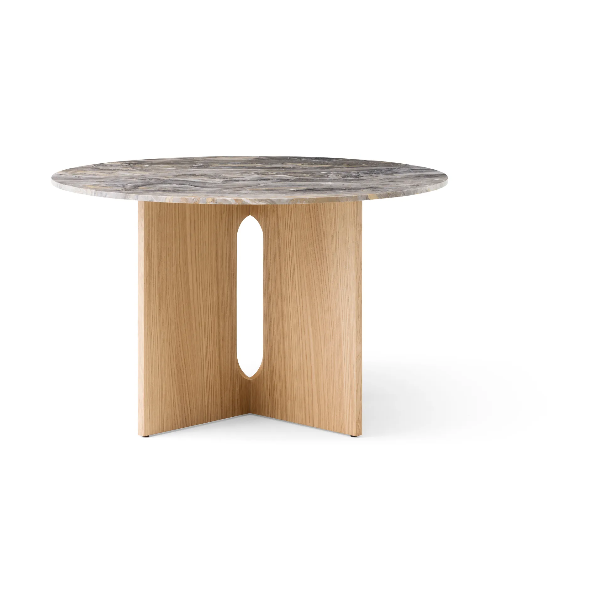 Androgyne spisebord, Grey galaxy-ubehandlet eik Audo Copenhagen