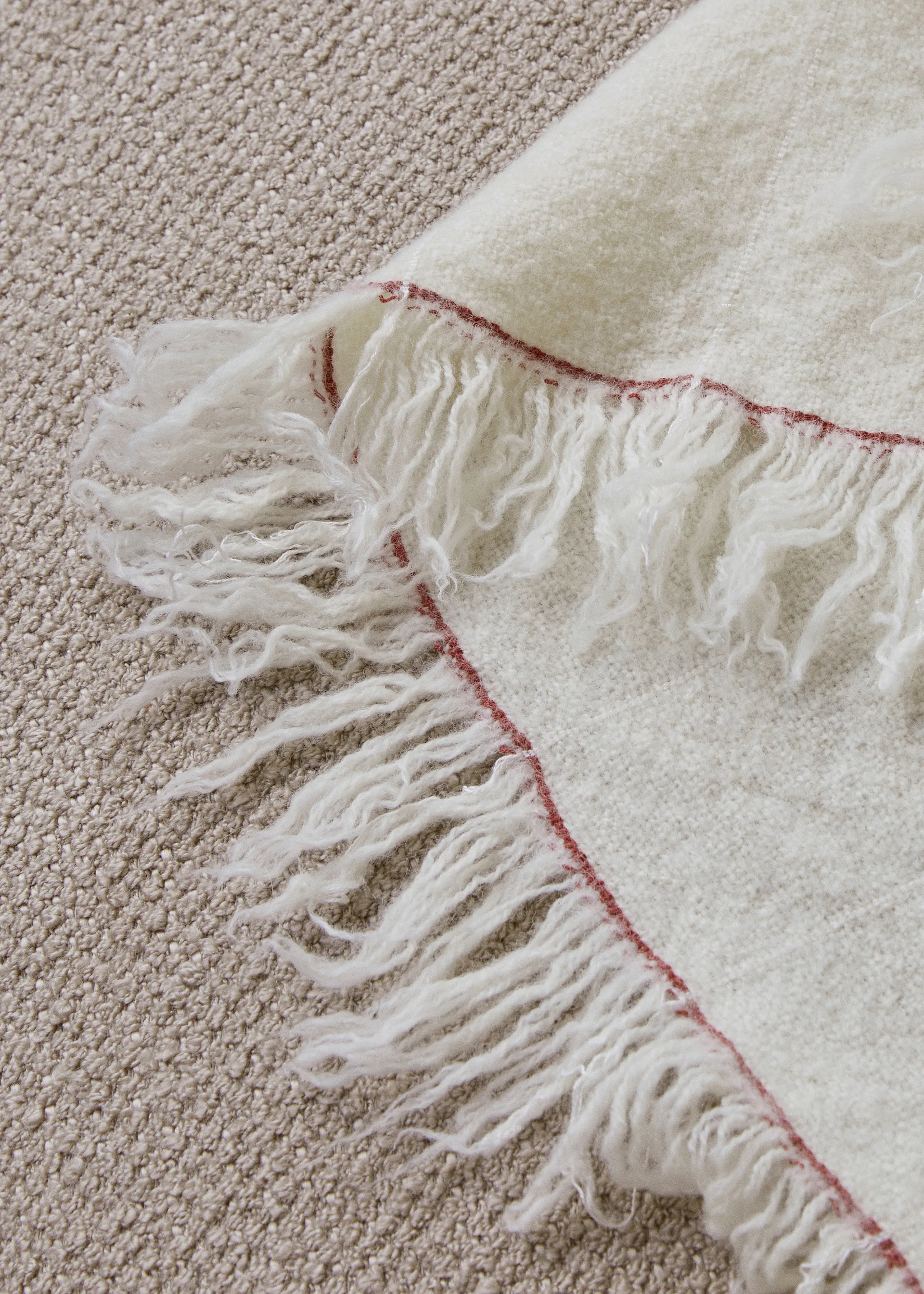 Battus pledd 130 x 185 cm, Ivory Audo Copenhagen