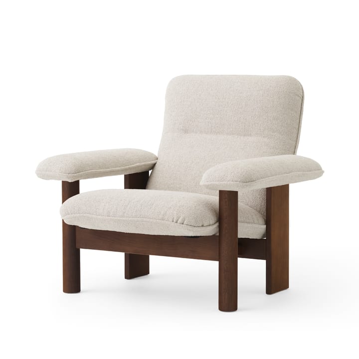 Brasilia lenestol - Dark oak-Moss 011 grey - Audo Copenhagen