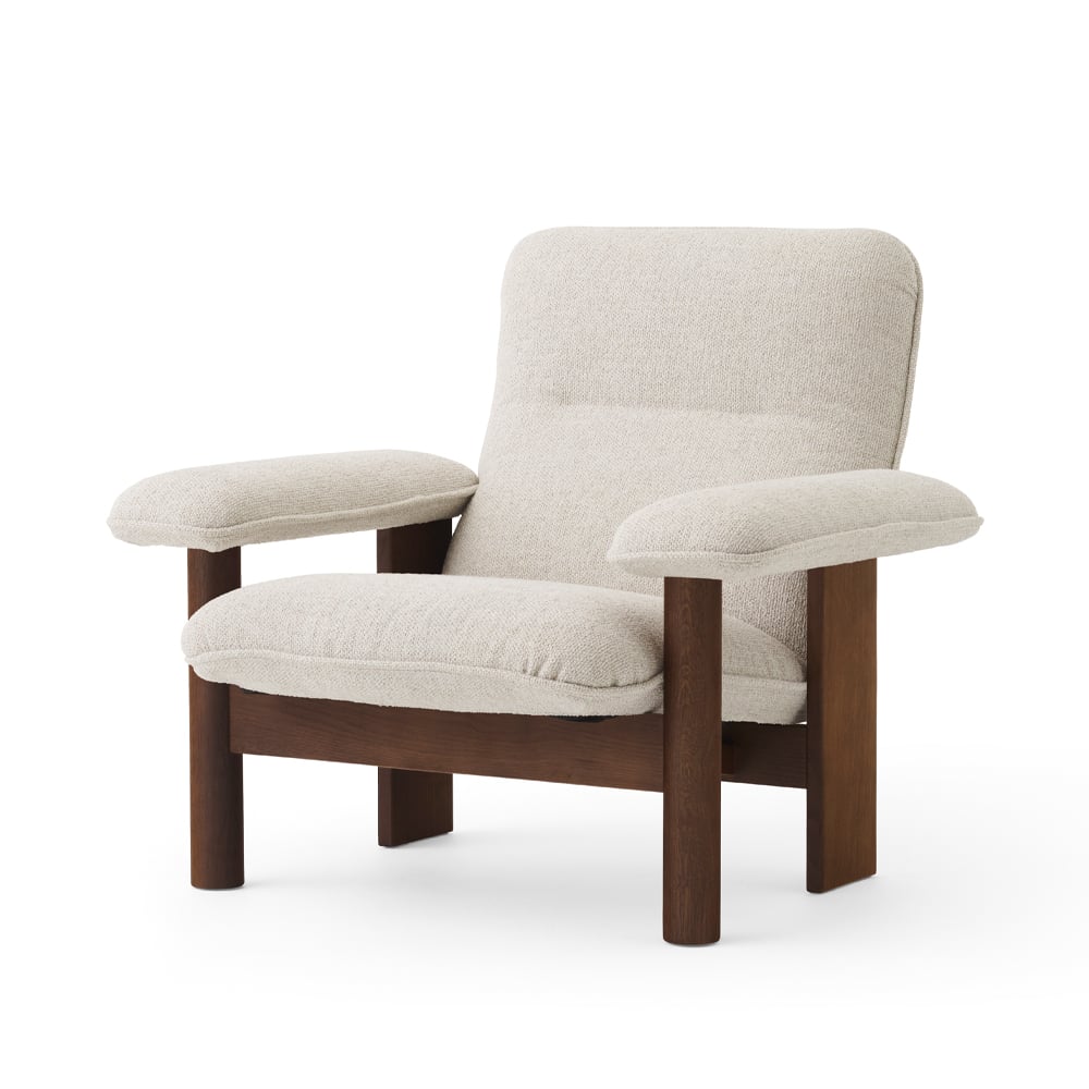 Audo Copenhagen Brasilia lenestol Dark oak-Moss 011 grey