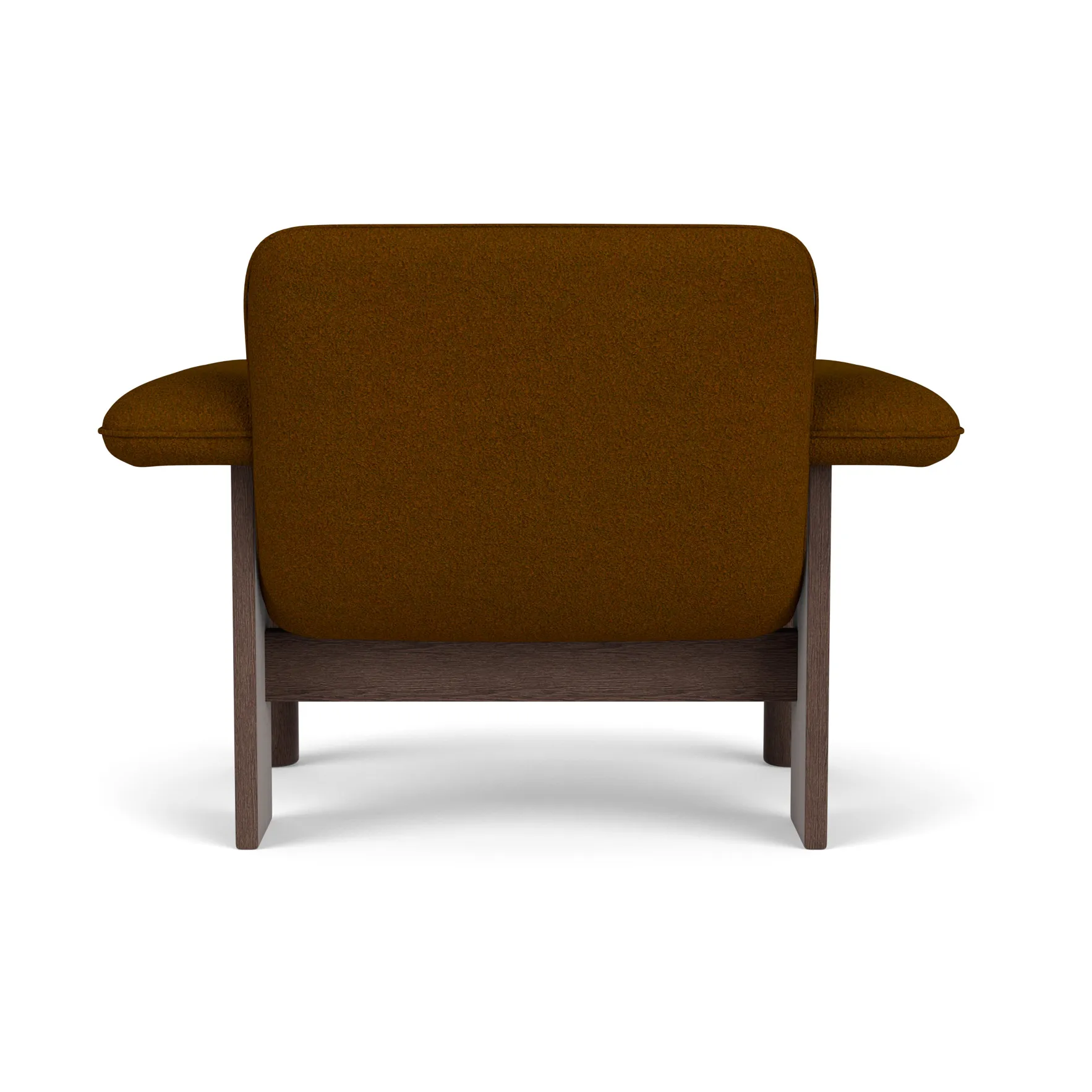 Brasilia lenestol low back, Dark oak-Baru 0450 Audo Copenhagen