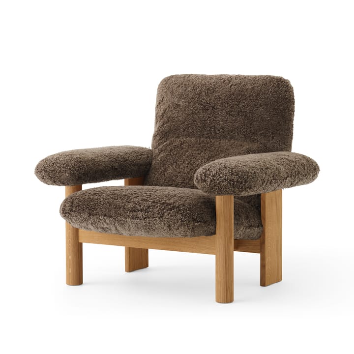 Brasilia lenestol - Oiled oak-Root sheepskin - Audo Copenhagen
