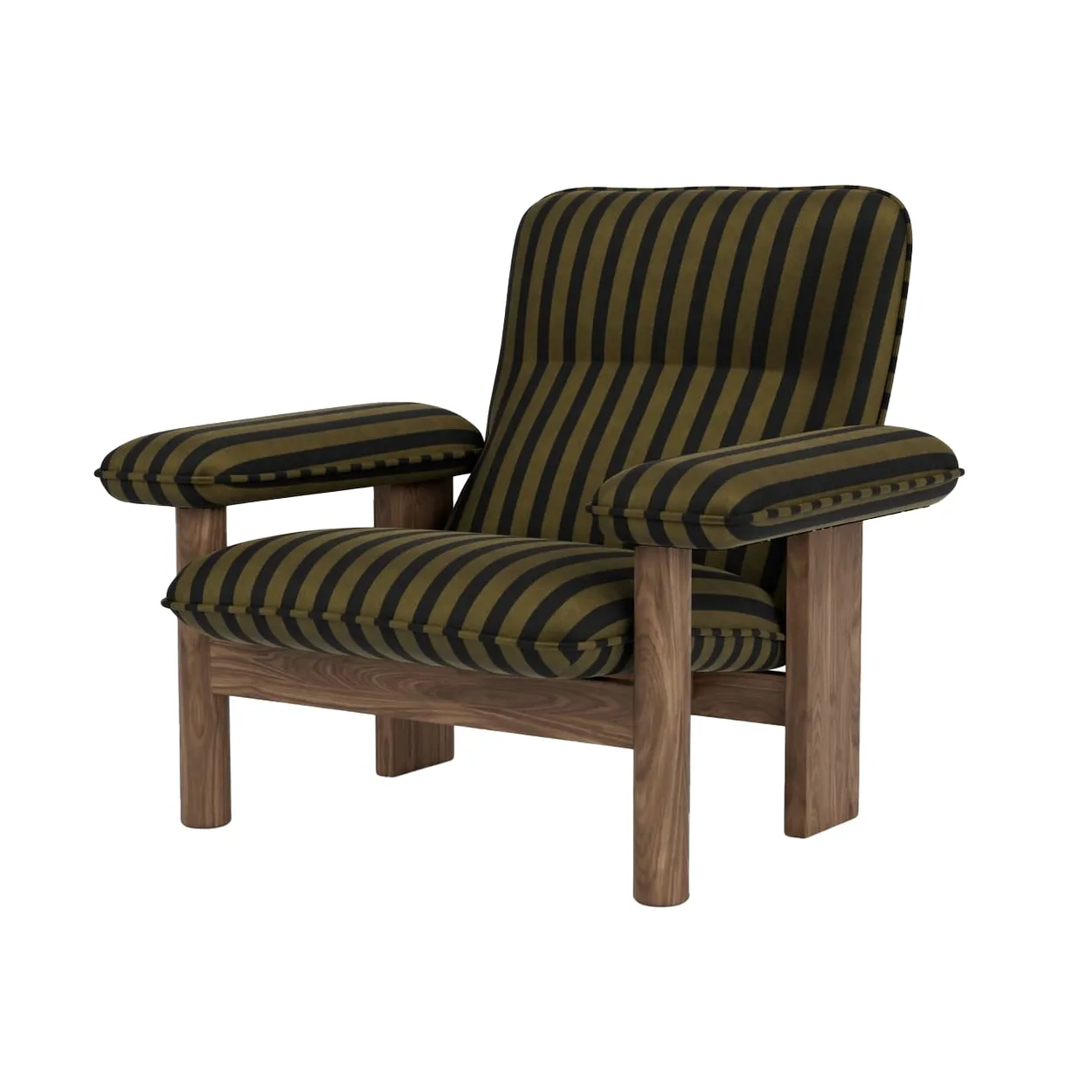 Audo Copenhagen Brasilia lenestol Walnut-Cabanon soft