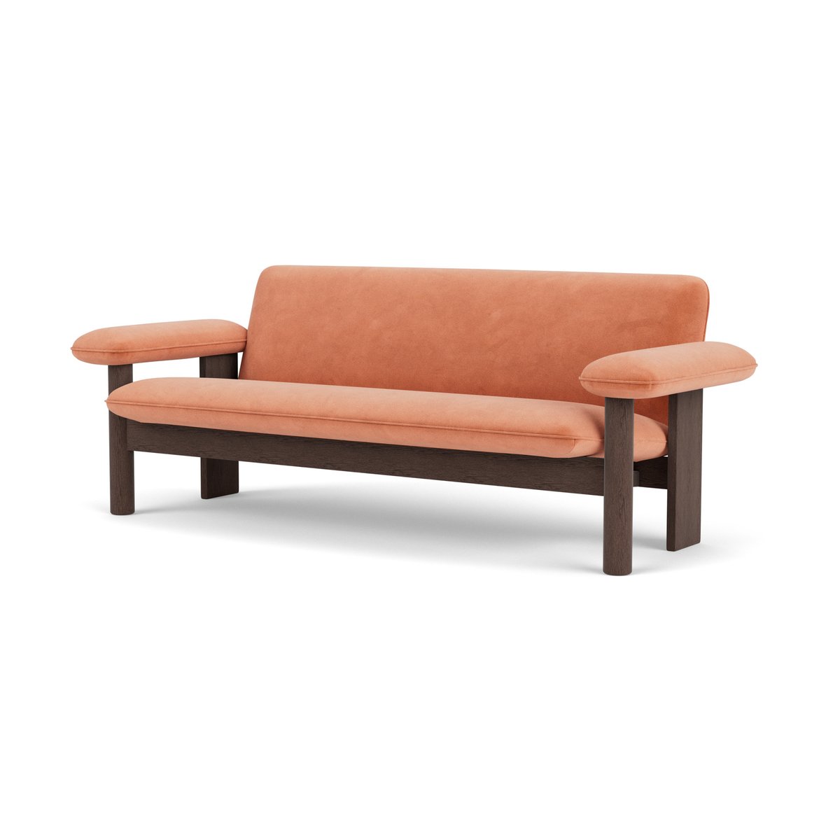 Audo Copenhagen Brasilia sofa 2-seters Dark oak-Avalon 012