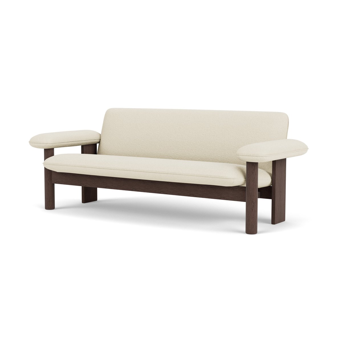 Audo Copenhagen Brasilia sofa 2-seters Dark oak-Baru 0200