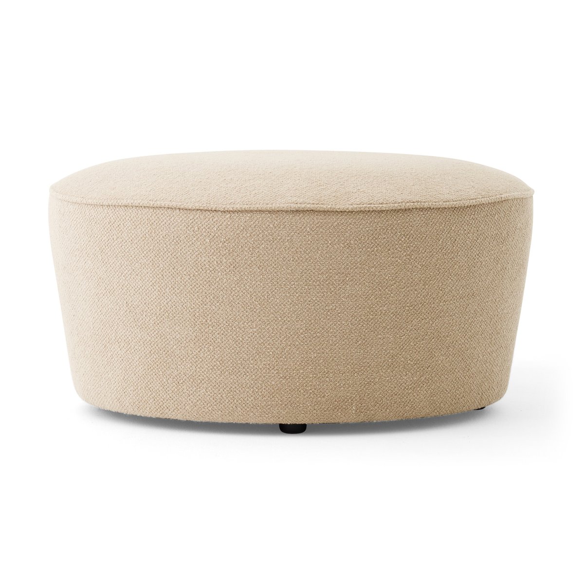 Audo Copenhagen Cairn puff oval Bouclé 02 | Skandinavisk Design | Puffer | Beige
