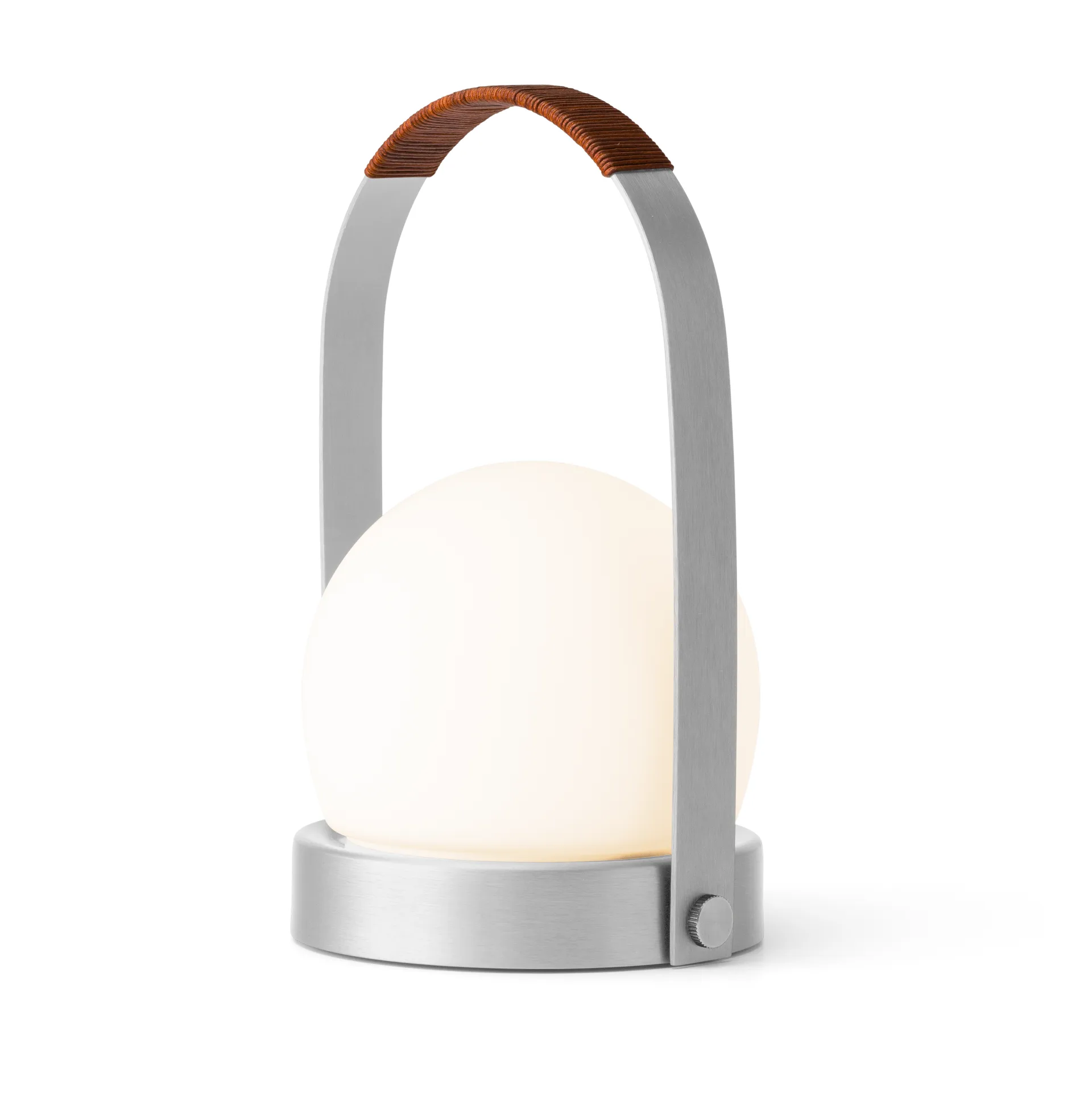 Carrie portabel bordlampe, Børstet aluminium Audo Copenhagen