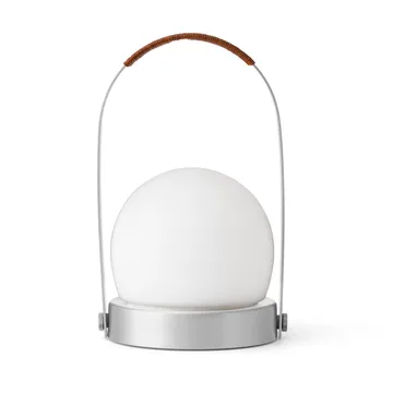 Carrie portabel bordlampe - Børstet aluminium - Audo Copenhagen
