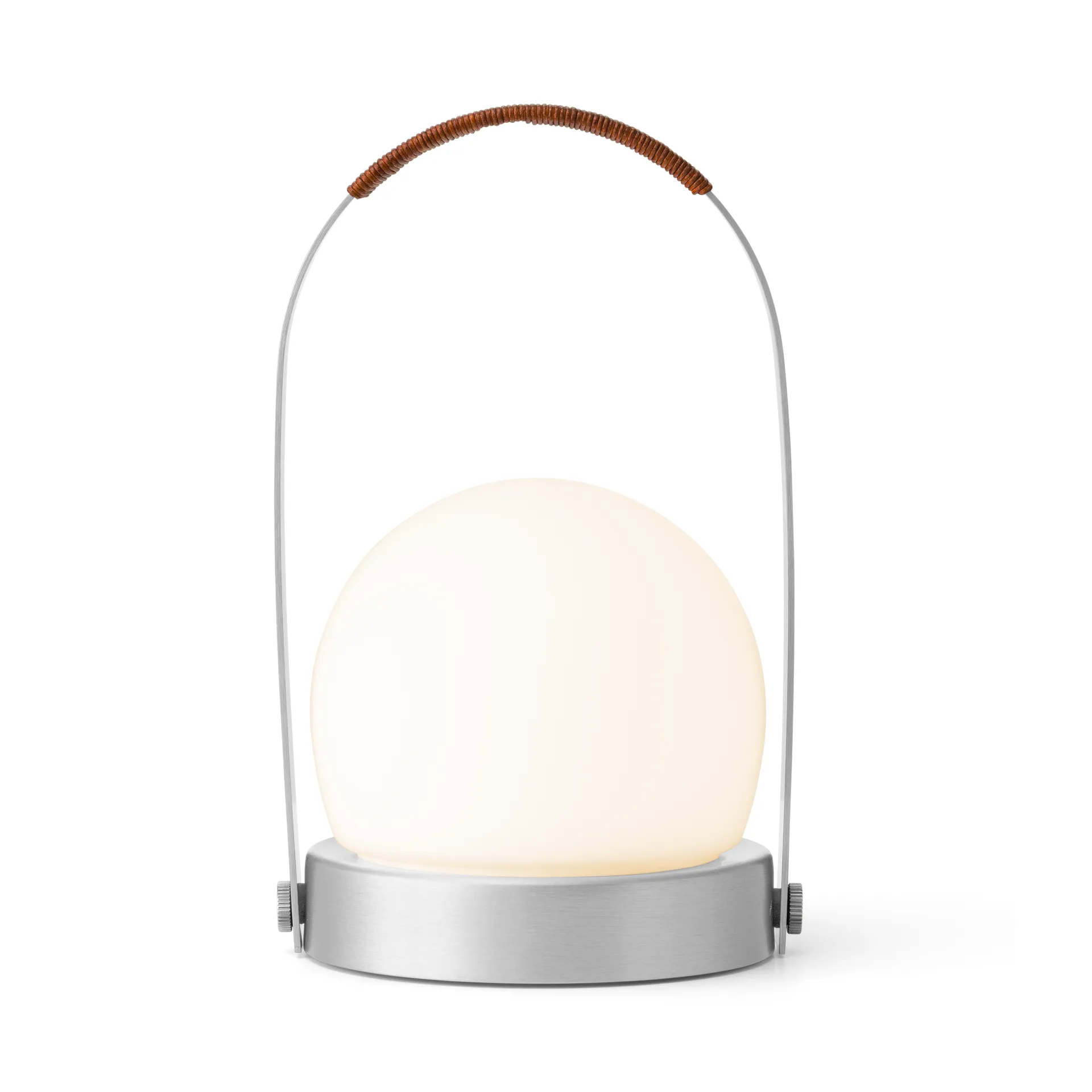 Carrie portabel bordlampe, Børstet aluminium Audo Copenhagen