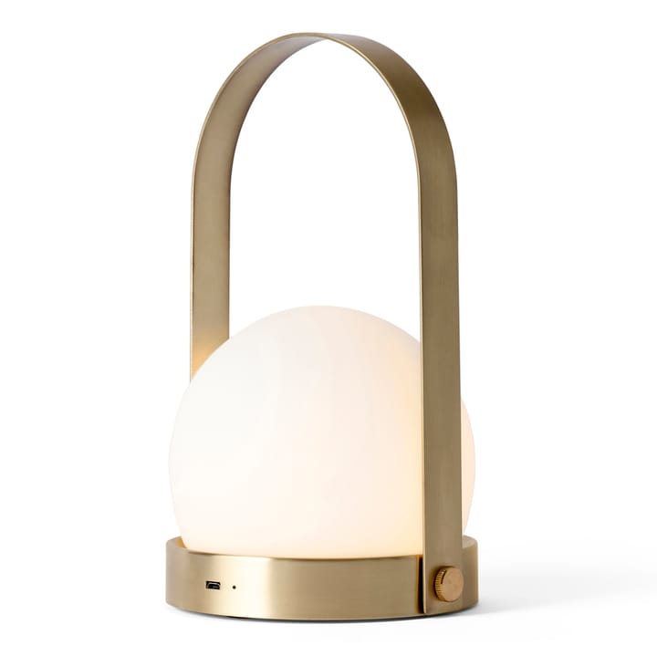 Carrie portable bordlampe, børstet messing Audo Copenhagen
