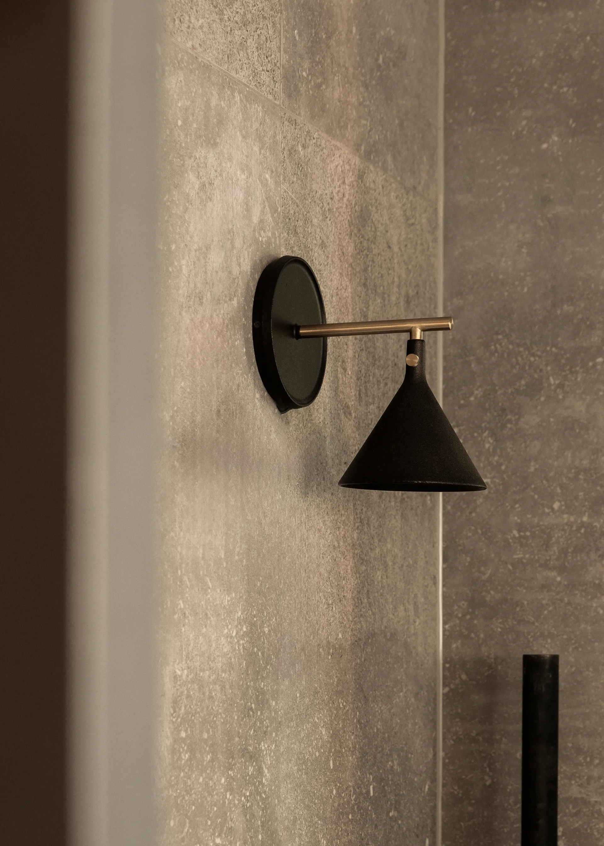 Cast Sconce vegglampe diffuser fast installation, Black Audo Copenhagen