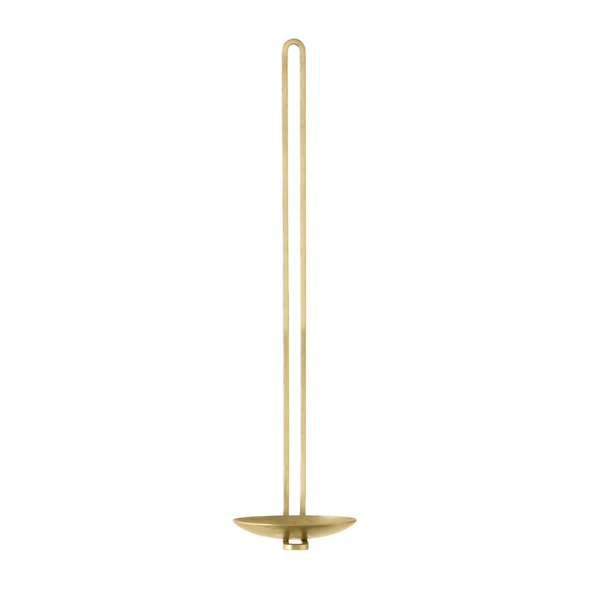 Audo Copenhagen Clip lysestake vegg 34 cm Messing