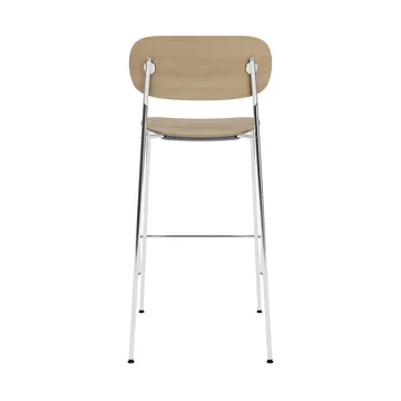 Co Bar Chair barkrakk - Eik-kromatisert stål, 75 cm - Audo Copenhagen