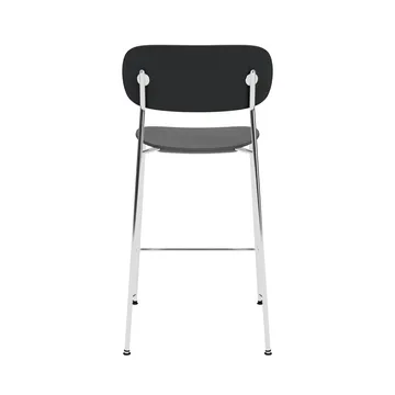 Co Bar Chair barkrakk - Svart eik-krommet stål, 65 cm - Audo Copenhagen