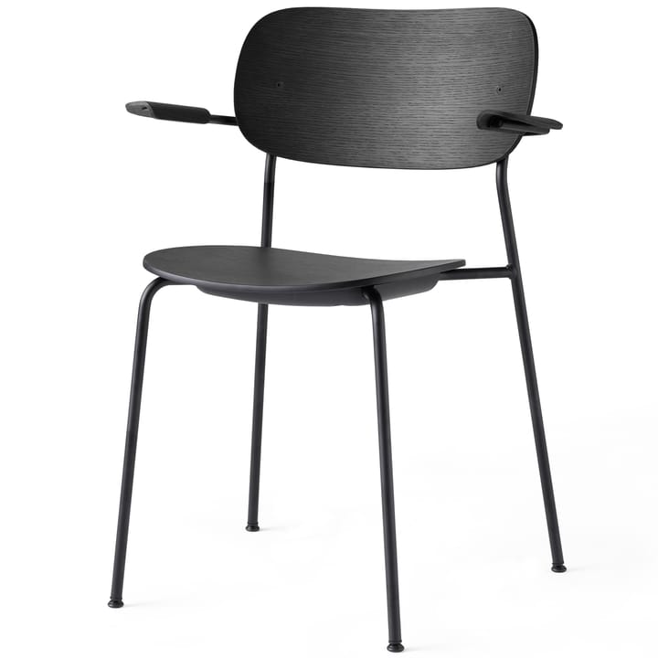 Co Chair spisestuestol med armstøtte, Svart eik Audo Copenhagen