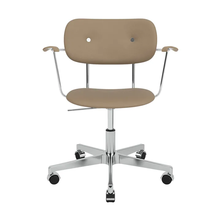 Co Task kontorsstol helklädd - Läder Sierra 1611-aluminium base - Audo Copenhagen