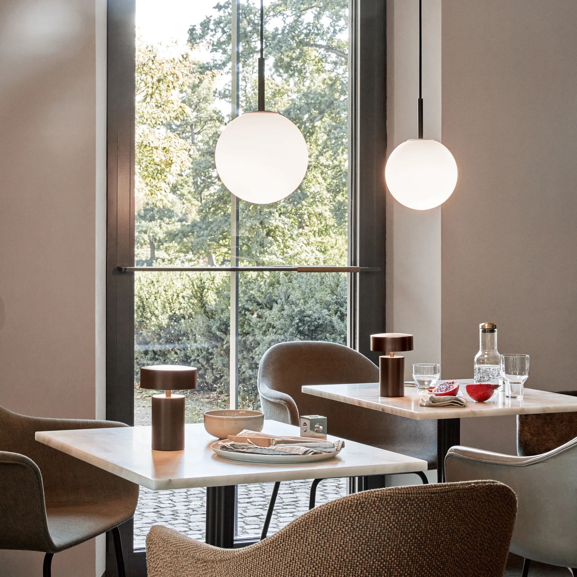 Column bordlampe, Brons Audo Copenhagen