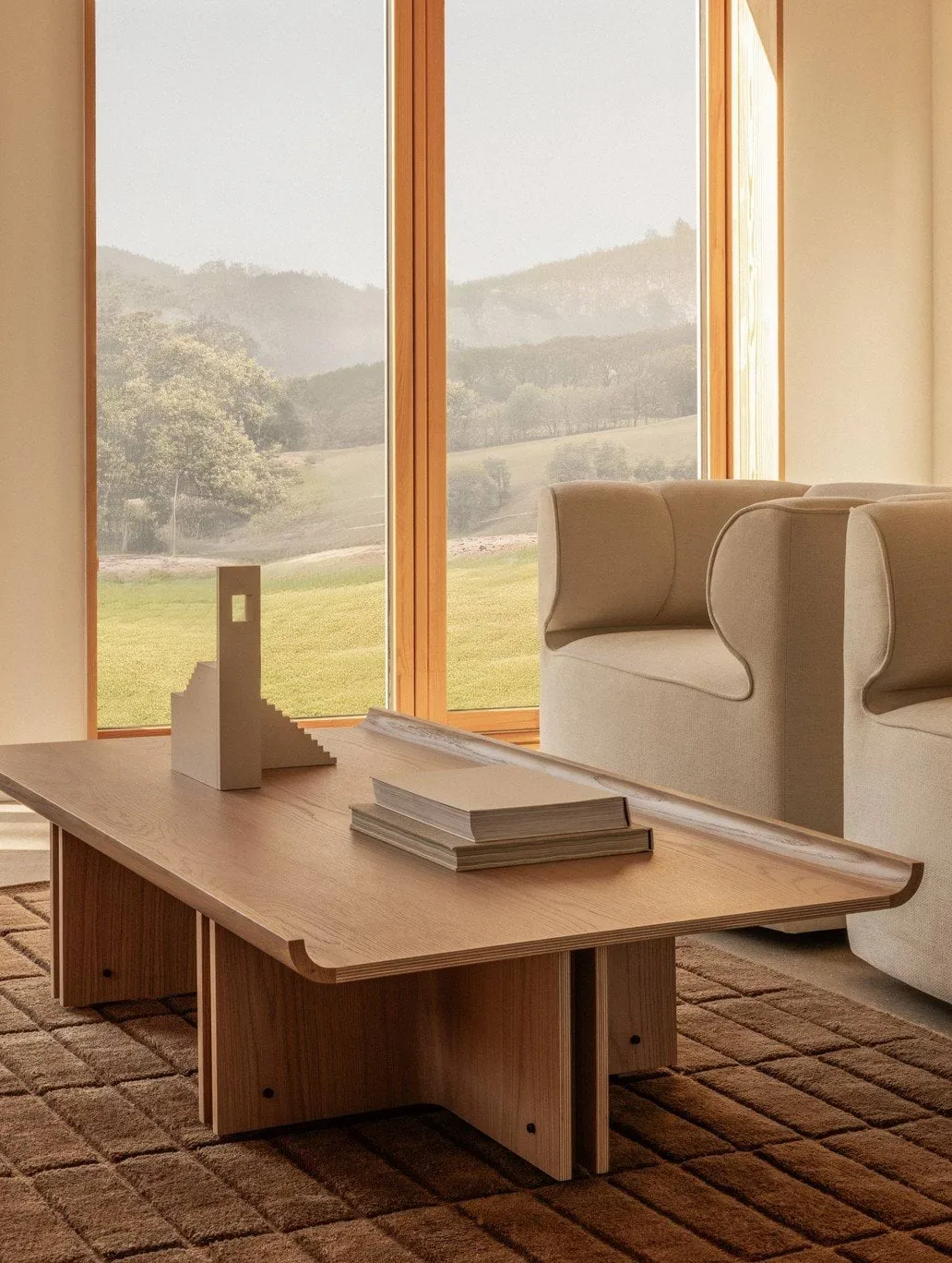 Conrad Lounge Table eik, Mørkbeiset eik, 149x74 cm Audo Copenhagen