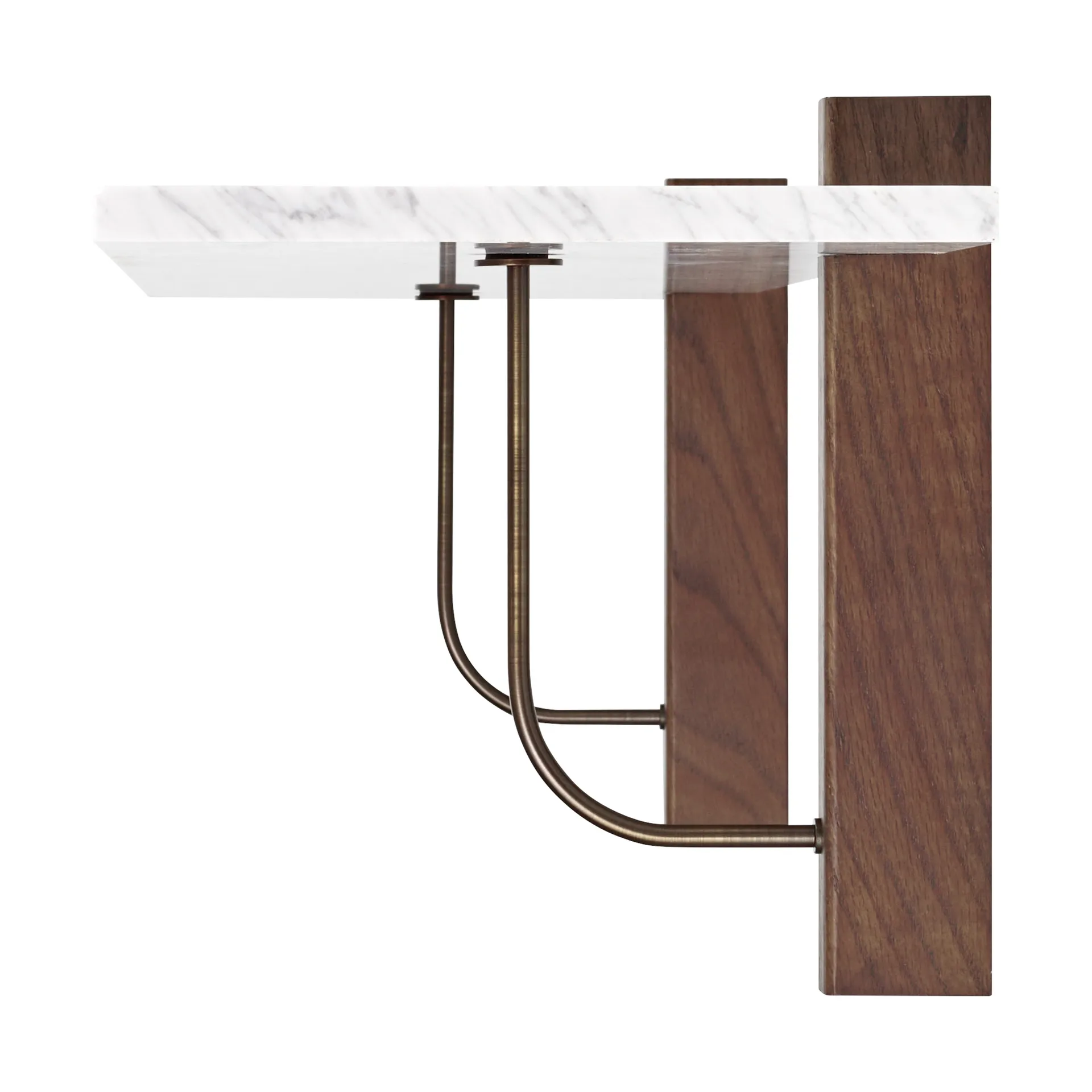 Corbel hylle 100x30cm, Marble carrara Audo Copenhagen