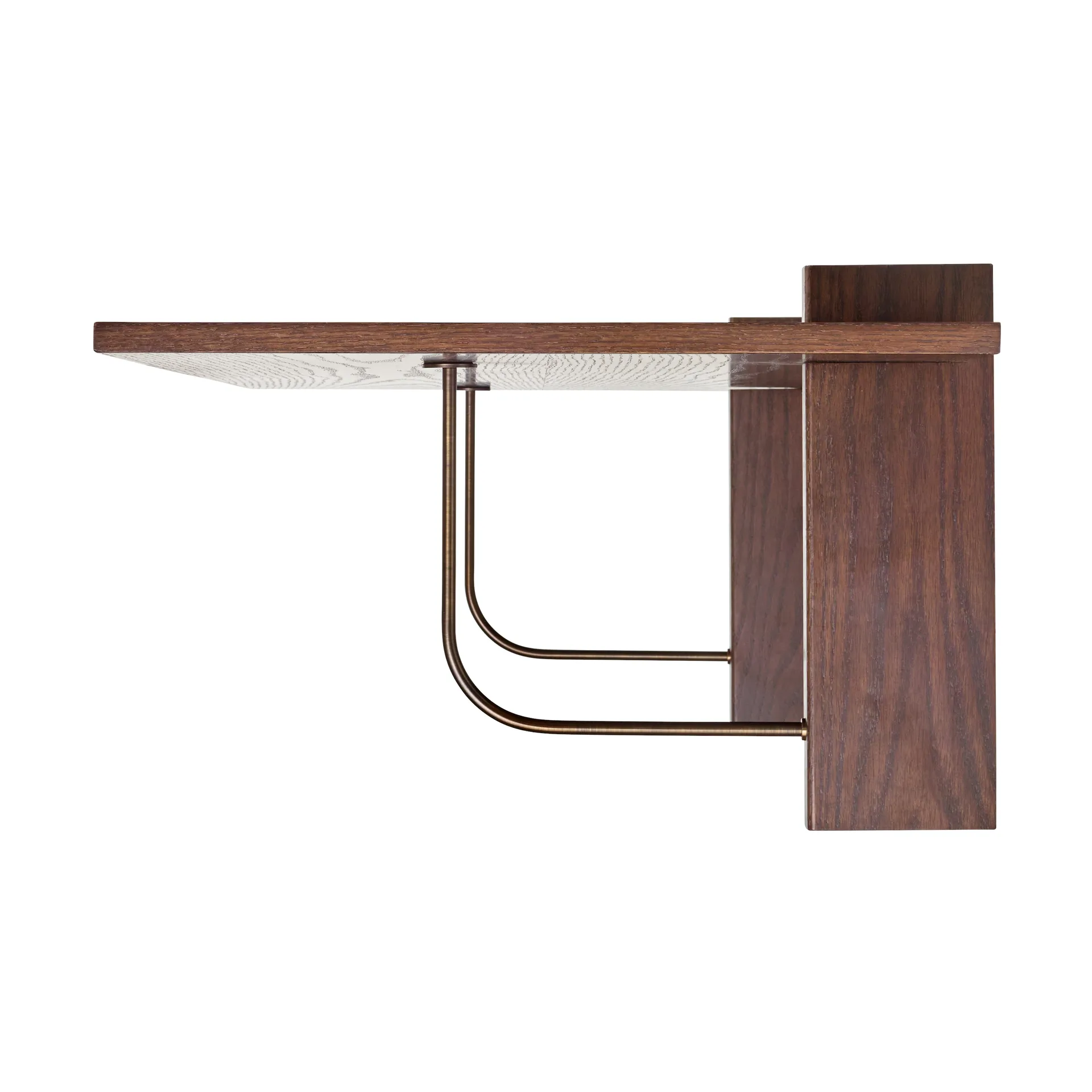 Corbel skrivebord 100x45cm, Dark stained oak Audo Copenhagen