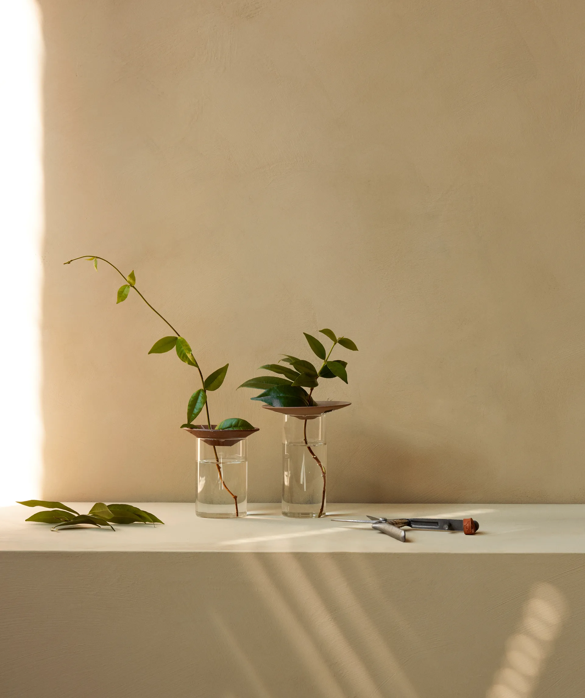 Cresco Propagation vase 2 deler, Brun-klar Audo Copenhagen