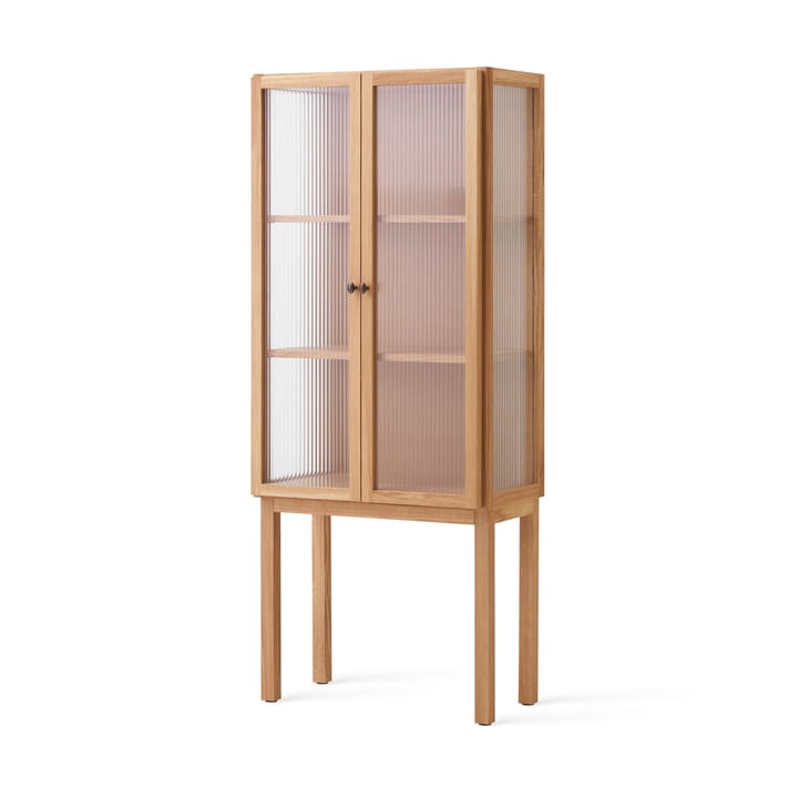 Curiosity skap med glassdører 168 cm, Oak Audo Copenhagen