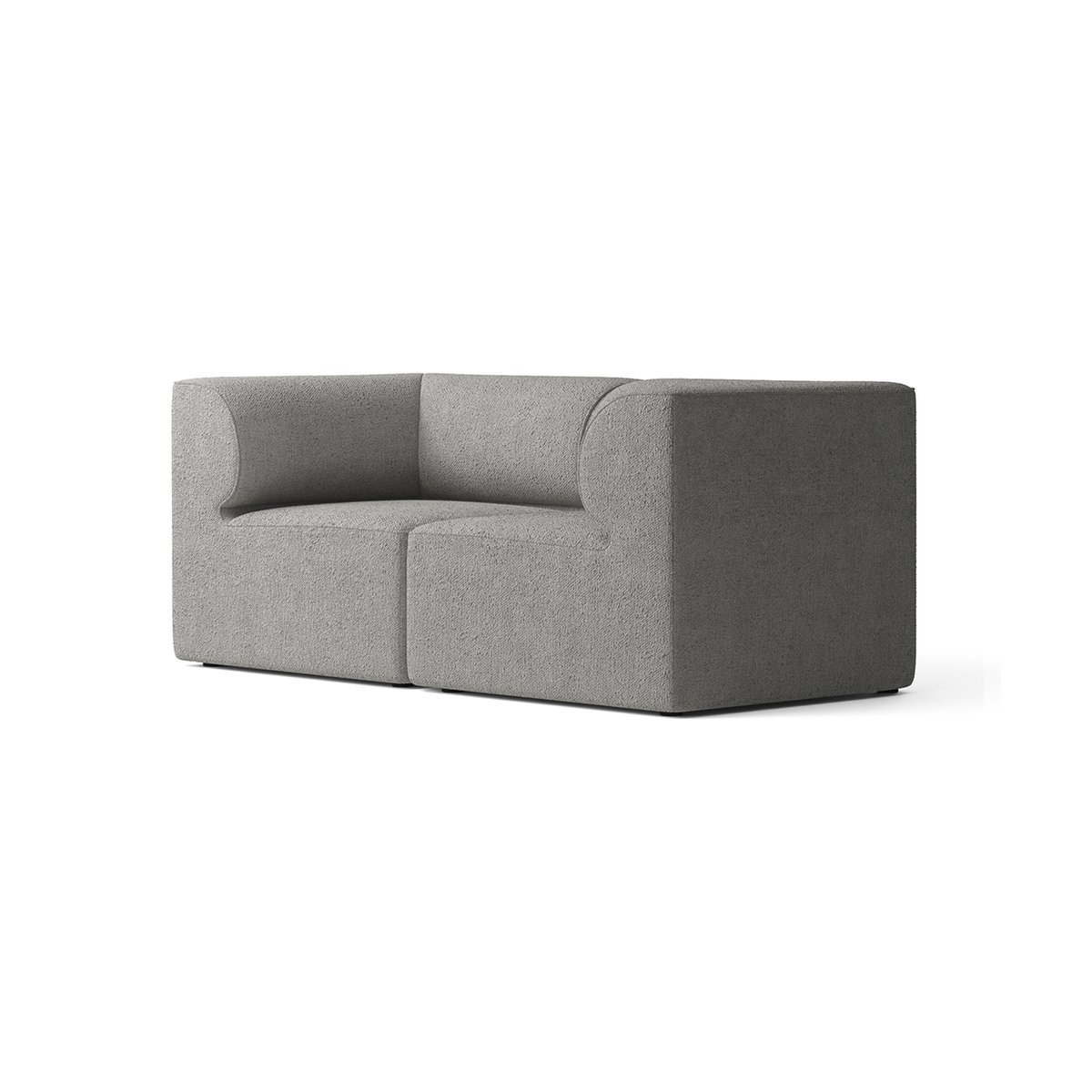 Audo Copenhagen Eave 86 modulsofa configuration 1 Audo bouclé 16 (dark grey)