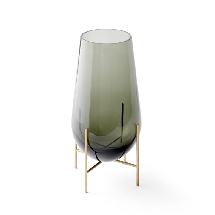 Échasse medium vase, røykfarget glass Audo Copenhagen